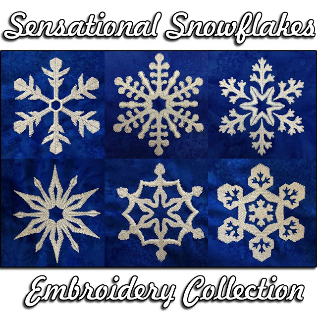 snowflake embroidery designs